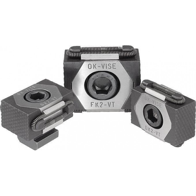 Зажимы клиновидные плоскости зажима рифленые KIPP K0040 327761